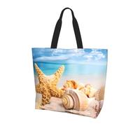 BLWSLC Sunsets Lake Horses Sac à main de voyage grande capacité pour femme Sac fourre-tout à bandoulière pour les sorties quotidiennes Convient pour les voyages et la salle de sport, Étoile de mer