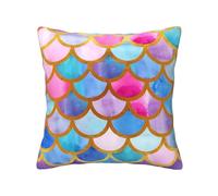 BLWSLC Taies d'oreiller colorées imprimées arc-en-ciel, 30,5 x 30,5 cm, adaptées pour les canapés, les études et les salons.