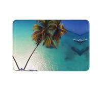 BLWSLC Tapis de plage en noix de coco imprimé soleil, tapis d'extérieur, adapté pour la cuisine, la salle de bain, la décoration intérieure et extérieure.