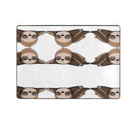 BLWSLC Tapis d'intérieur à motif animal paresseux mon esprit, adapté pour le foyer, la salle de bain, le salon et la chambre à coucher.