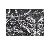 BLWSLC Tapis d'intérieur à motif de tableau à gratter océan, adapté pour le foyer, la salle de bain, le salon et la chambre.