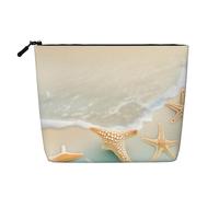 BLWSLC Trousse de maquillage imprimée étoile de mer sur une seule couche, sac de rangement, adapté pour le rangement quotidien, un incontournable pour les voyages d'affaires.