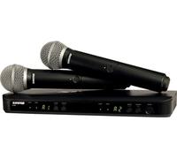 Shure Système double micros main BLX288E-PG58 M17 – capsule dynamique cardioïde PG58