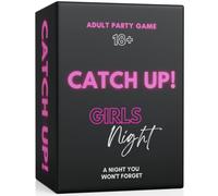 BLY Games Catch Up! Girls Night 18+ Jeu de fête | Démarreurs de conversation épicés pour des soirées amusantes entre filles, enterrement de vie de jeune fille et fête d’anniversaire