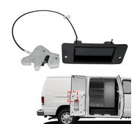 Blycorul Loquet de porte inférieur avec poignée assemblée, côté passager, compatible avec Ford E150 E250 E350 Econoline Van Super Duty 1992-2009, porte à charnière gauche, 40 % remplace