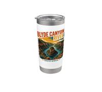Blyde River Canyon Afrique du Sud Paysage africain vintage Gobelet isotherme en acier inoxydable double paroi