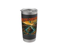 Blyde River Canyon Afrique du Sud Paysage africain vintage Gobelet isotherme en acier inoxydable double paroi