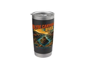 Blyde River Canyon Afrique du Sud Paysage africain vintage Gobelet isotherme en acier inoxydable double paroi