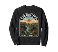 Blyde River Canyon Afrique du Sud Paysage Africain Vintage Sweatshirt