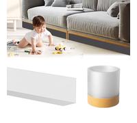 BlyeMichdi Bloqueurs de jouets pour meubles, 8 cm x 3 m, bloqueur de jouets réglable sous le canapé, connecteurs sectionnels pour éviter que les choses ne glissent sous le canapé et les meubles (blanc