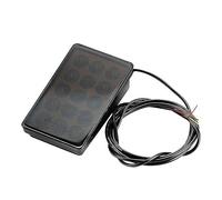 Blyndr 3ème feu stop Feu stop pour arrière central pour voiture, 3ème feu, coque universelle pour pilote, aileron pour de, pour(Black Shell)