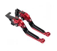 Blyndr Levier de frein et d'embrayage moto Leviers de frein et d'embrayage pour motos pour HYOSUNG Aquila GV300S 300S QM300(A-Red)