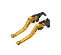 Blyndr Levier de frein et d'embrayage moto Leviers de frein pour avant et arrière pour Piaggio pour NRG POWER DD MEDLEY 125 pour Gilera pour Runner 200(couleur or)