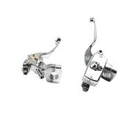 Blyndr Levier de frein et d'embrayage moto Pour Harley,pour Honda VTX,pour,pour Suzuki,Yamaha:poignées de guidon forme crâne,leviers frein et d'embrayage