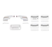 Blyndr Poignée de porte extérieure Poignée de porte extérieure gauche en ABS pour rétroviseur recul, coque décorative pour Raptor 2009-2014(Blanc)