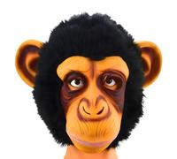 BlynthaToy Costume The Mask, Latex Mask, Halloween Masque, Masque Horreur, Masque Deguisement Adulte, Chimpanzee with Hair, Funny for Halloween Party Costume, Carnival