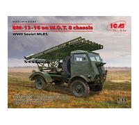 ICM Maquette Camion BM-13-16 sur châssis W.O.T. 8 MLRS soviétique WWII 1/35ème