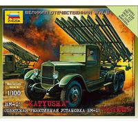 BM-13 Katjusha Lance-Roquettes Soviétique Kit En Plastique 1:100 Modèle ZVEZDA