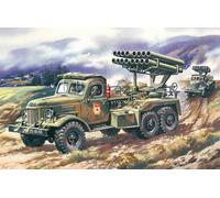 BM-14-16, Multiple Launch Rocket Système On ZiL-157 Base 1:72 Plastic Model Kit