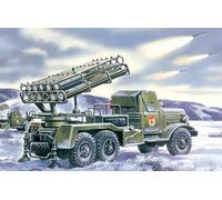 BM-24-12, Multiple Launch Rocket Système On ZiL-157 Base 1:72 Plastic Model Kit