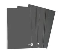 BM BeMore - 0123591 - Dossiers 3 rabats avec élastique - Format A4 - Couverture lourde 700 g/m² - Couverture plastifiée brillante - Lot de 10 pièces - Couleur Business gris foncé