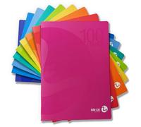 BM BeMore Centus 0109288 Lot de 12 cahiers lignés 10F 1 cm Papier 100 g/m² Couleurs assorties