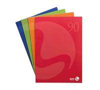 BM BeMore Lot de 10 blocs collés L/C Color 0100203 A4, lignes 10 mm, carreaux 10 mm, 50 feuilles, couleurs assorties