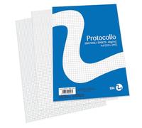 BM BeMore Papier protocole A4, 0100193, quadrillage 4 mm, papier 60 g/m², blister de 200 feuilles