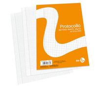 BM BeMore - Papier Protocole A4 (21 cm x 29,7 cm), 0108336 - Rayures Q, cadres 5 mm avec marges - Papier 60 g/m² - Blister de papier Protocole de 200 feuilles