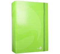 BM BeMore Porte-documents couleur dos 10, 0111615, dimensions 24 x 35 cm x 10 cm, couverture lourde plastifiée brillante, paquet 1 pièce, couleurs assorties