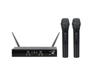 BM SONIC Double Microphones sans Fil UHF Karma SET-5002 volumes réglables, karaoké, conférence, Animation