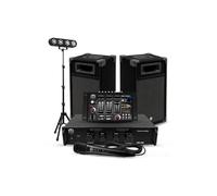 BM Sonic Kit Sonorisation DJ 300W BMS-DJ300 Enceintes Ampli Table de Mixage Bluetooth USB Micro Clé USB 32Go
