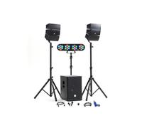 BM Sonic Pack Sonorisation DJ 1000W BMS-12-ARRAY-BT Caisson 12" Satellites Bluetooth USB MP3 + Clé USB 32 Go