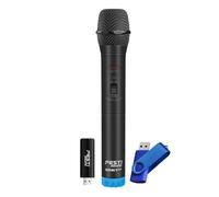 BM SONIC Système Microphone sans Fil VHF Universel - Récepteur USB - Clé USB 32 Go Incluse