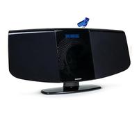 BM SONIC Thomson Micro-chaîne MIC400BT Bluetooth 5.3 Radio FM 30W Réveil Vintage Noir CD USB AUX Télécommande + clé USB 32 gigas Inclus