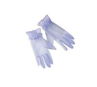 bmactosh Gants courts en tulle pour femme - Accessoires de fête de bal de fin d'année, de mariage, lavande, taille unique