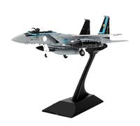 BMAONZ 1/144 pour F-15J Eagle F15 Avion De Chasse en Alliage Modèle 306 Escadron Avion en Métal Ornement Classique Modèles Préfabriqués à l'échelle D'avions(Gray)