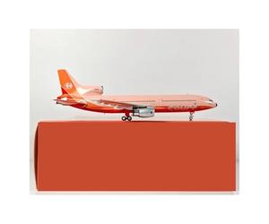 BMAONZ 1/400 pour Court Line L-1011-1 G-Baab Modèle d'avion en Alliage Moulé sous Pression Ornement Collectif Orange Modèles Préfabriqués à l'échelle D'avions