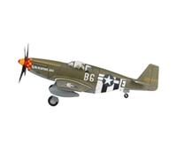 BMAONZ 1:72 pour P-51B Mustang Fighter Vert Modèle d'avion en Alliage Classique Modèle De Conception Miniature Modèles Préfabriqués à l'échelle D'avions