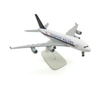 BMAONZ 18 Cm pour A380 Alliage Classique Avion Collection Décoration Modèle Échelle Modèle À Collectionner Artisanat Modèles Préfabriqués à l'échelle D'avions