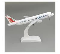 BMAONZ 20 Cm pour Avion A320 SriLankan en Alliage avec Modèle De Roue Blanc avec Support ABS Modèles Préfabriqués à l'échelle D'avions