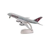 BMAONZ Avion Miniature 20 Cm pour Qatar Airways A380 Qatar Airbus 380 Aviation Modèle d'avion Moulé sous Pression Modèles Préfabriqués à l'échelle D'avions