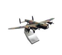 BMAONZ Avion Miniature Avion De Chasse Britannique Avro Lancaster BMKI Attack 1945 Modèle Réduit d'avion Décoratif en Métal Échelle 1/144 Modèles Préfabriqués à l'échelle D'avions