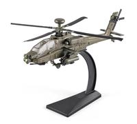 BMAONZ Avion Miniature pour Modèle D'hélicoptère en Alliage Apache AH-64 avec Lumière Et Son pour Les Collections Passionnés D'aviation Modèles Préfabriqués à l'échelle D'avions