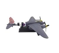 BMAONZ Bombardier Anti-moustiques en Alliage Modèle d'avion De Chasse Collection Grise Avion Décoratif 1/64 Modèles Préfabriqués à l'échelle D'avions
