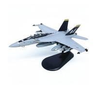 BMAONZ Maquette d'avion De Chasse F/A-18F Super Hornet À L'échelle 1:100 Multicolore Embarquée sur Porte-Avions Modèles Préfabriqués à l'échelle D'avions(Gray B)