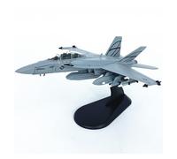 BMAONZ Maquette d'avion De Chasse F/A-18F Super Hornet À L'échelle 1:100 Multicolore Embarquée sur Porte-Avions Modèles Préfabriqués à l'échelle D'avions(Gray A)
