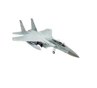 BMAONZ Maquette d'avion De Chasse Militaire F-15C Eagle Shark Au 1/100 en Alliage Gris Modèles Préfabriqués à l'échelle D'avions