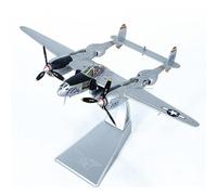BMAONZ Maquette d'avion De Chasse P-38 Au 1/72e en Métal Gris Objet De Collection Souvenir Modèles Préfabriqués à l'échelle D'avions