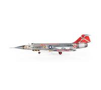 BMAONZ Maquette d'avion F-104/F-104C Starfighter Falcon Au 1/72 en Alliage pour Avion Militaire Modèles Préfabriqués à l'échelle D'avions